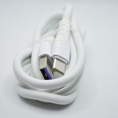 Мережевий зарядний пристрій ANSTY Q-036-T з Type-C кабелем 1USB 3.1A 18W White