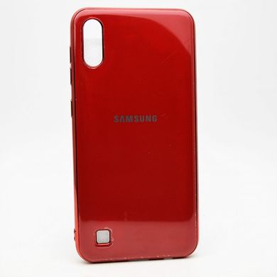 Чохол глянцевий з логотипом Glossy Silicon Case для Samsung A105 Galaxy A10 Red