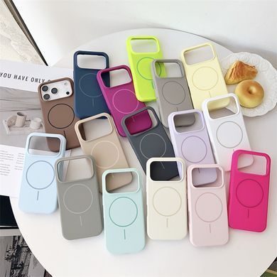 Чохол накладка Silicon Case Slim MagSafe для Apple iPhone 17 Pro Stone