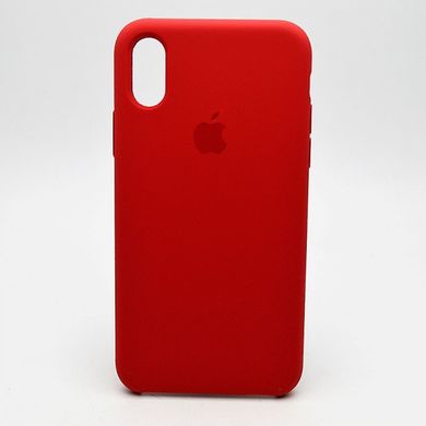 Чехол накладка Silicon Case для iPhone X/iPhone XS 5.8" Red Copy