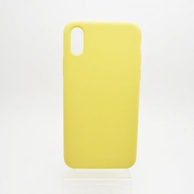 Чохол накладка XO Silicone Case for iPhone X/ iPhone XS (Yellow)