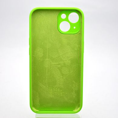 Чохол накладка Silicon Case Full camera для iPhone 13 Green/Салатовий