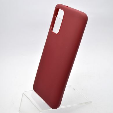 Чехол силиконовый защитный Candy для Xiaomi Redmi 9T Бордовый