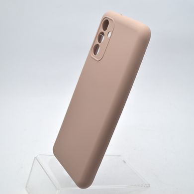 Силиконовый чехол накладка Silicon Case Full Camera Lakshmi для Samsung A047 Galaxy A04s Pink Sand/Бежевый
