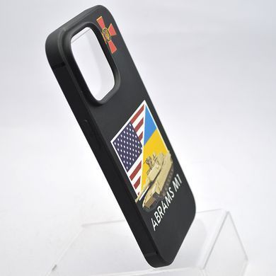 Чехол с патриотическим принтом (рисунком) TPU Epic Case для iPhone 14 Pro (Abrams 1)