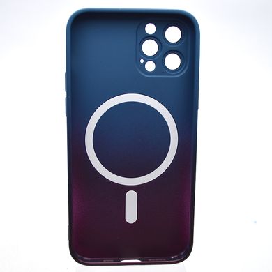 Чехол накладка с MagSafe Bright Case для Apple iPhone 12 Pro Plum-Blue