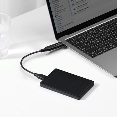 Переходник OTG 3.1 Baseus Ingenuity USB to Type-c Black ZJJQ000001