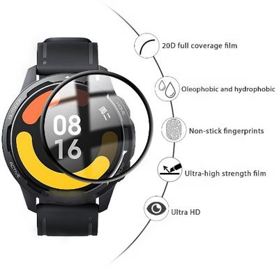 Защитное керамическое стекло PMMA для Xiaomi Watch S1 Active Black