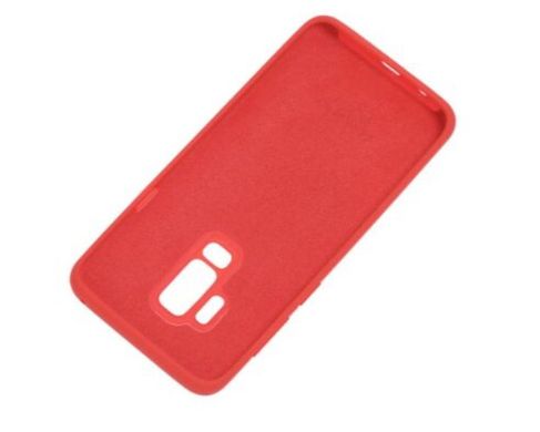 Матовий чохол New Silicon Cover для Samsung G965 Galaxy S9 Plus Red
