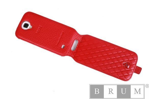 Фліп Brum Premium Samsung i9500 Model №77 Red
