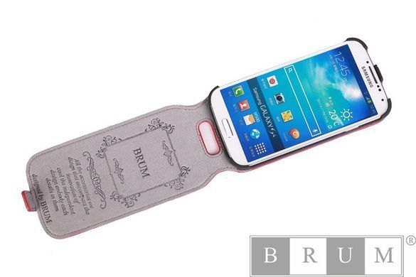 Фліп Brum Premium Samsung i9500 Model №77 Red