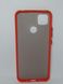 Чохол з напівпрозорою задньою кришкою Matte Color Case TPU для Xiaomi Redmi 9C Red