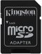 Карта пам'яті KINGSTON microSDHC (UHS-1) Canvas Select 32GB Class 10 + SD adapter (R80MB/s)