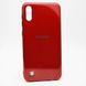 Чехол глянцевый с логотипом Glossy Silicon Case для Samsung A105 Galaxy A10 Red