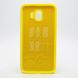 Матовый чехол New Silicon Cover для Samsung J400 Galaxy J4 (2018) Yellow (C)