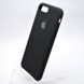 Чехол накладка Silicon Case для iPhone 7 Plus/iPhone 8 Plus Black/Черный