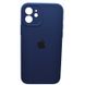 Чехол накладка Silicon Case Full Сamera для iPhone 12 Deep Navy
