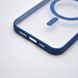 Чехол накладка с MagSafe Clear Case Magnetic для Apple iPhone 12 Pro Max Navy blue