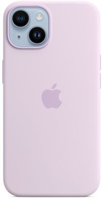 Чехол накладка для iPhone 14 (6.1) Silicone Case with MagSafe Lilac Purple