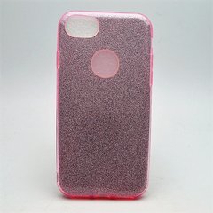 Чохол силіконовий з блискітками TWINS для iPhone 7/8 Pink