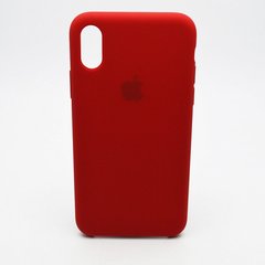 Чехол накладка Silicon Case для iPhone X/iPhone XS 5.8" Red Original