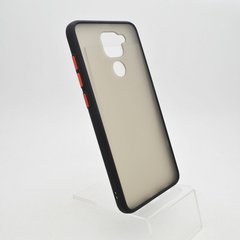 Чехол с полупрозрачной задней крышкой Matte Color Case TPU для Xiaomi Redmi Note 9 Black