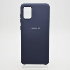 Чохол накладка Silicon Cover для Samsung A315 Galaxy A31 Midnight Blue