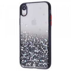 Чехол накладка Glitter case (PC+TPU) для iPhone Xr Black