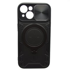 Противоударный чехол Armor Case Stand Case для iPhone 15 Black