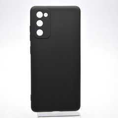 Чехол накладка Silicon Case для Samsung G780 Galaxy S20 FE Black/Черный