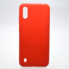 Чехол накладка Silicone Case Full Camera для ZTE Blade A5 2020 Red/Красный