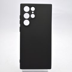 Силиконовый чехол накладка Silicone Case Full Camera Lakshmi для Samsung G908 Galaxy S22 Ultra Black/Черный