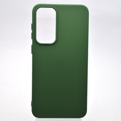 Чохол накладка Silicone case Full Camera Lakshmi для Samsung S23 Plus Galaxy Dark Green/Темно-зелений