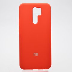 Чохол накладка Silicon Case Full Cover для Xiaomi Redmi 9 Red/Червоний