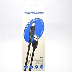 Кабель Tornado TX9 Silicon Cable Type-c 2,4A 1M Black