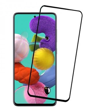 Защитное стекло для Samsung A805/A905 Galaxy A80/A90 (2019) Full Glue Premium 2.5D Black тех. пакет