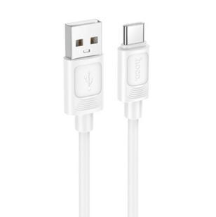 Кабель Hoco X122 silicone USB to Type-C 1m White