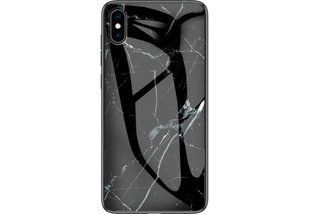 Мармуровий чохол TPU Luxury для iPhone X/XS 5.8" Black