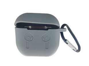 Чехол накладка Silicone Case для Apple Airpods 4 Light Grey