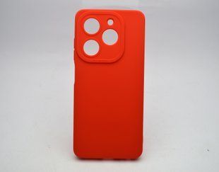 Чехол накладка Silicon Case Full Camera Infinix Smart 8/Smart 8 HD/Hot 40i/Smart 8 Plus Красный
