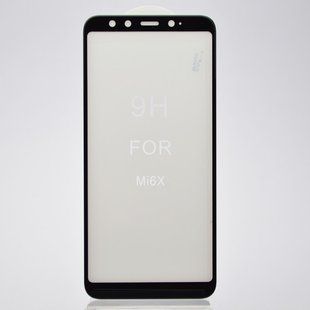 Захисне скло 5D для Xiaomi Mi6X/MiA2 Black тех. пакет