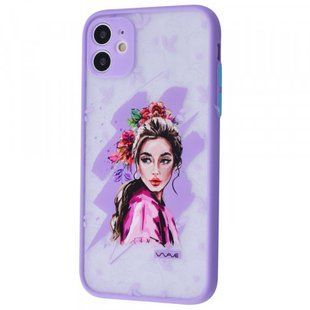 Чехол с рисунком (принтом) WAVE Cartoon Case (PC+TPU) для iPhone 11 (foxy eyes)