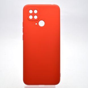 Чехол накладка Silicon Case Full camera для Xiaomi Redmi 10C/Poco C40 Red