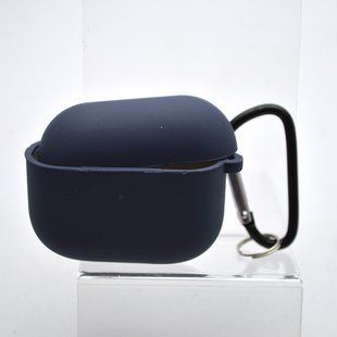 Чехол Silicon Case с микрофиброй для AirPods 3 Dark Blue