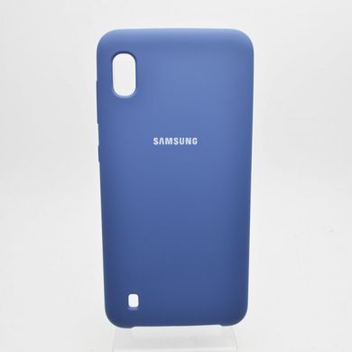 Чехол накладка Silicon Cover for Samsung A105/M105 Galaxy A10/M10 Blue (C)
