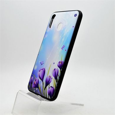 Скляний чохол з малюнком (принтом) Glass Case Butterfly для Samsung M205 Galaxy M20 (2019) Mix