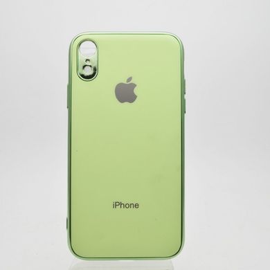 Чехол накладка Matte Silicone Case for iPhone XR 6.1'' Light Green
