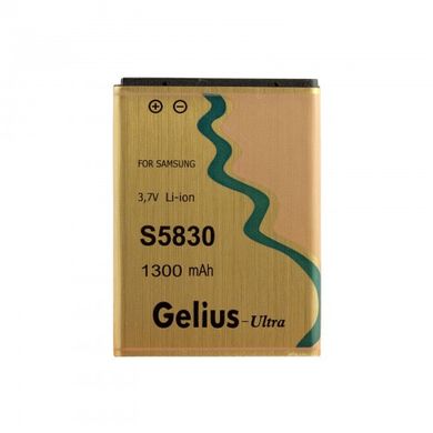 АКБ Samsung S5830/S6010/S6310/S6102/S7250/S7500/S6802/B5512/S5660/S5670 Gelius Ultra (1300mAh)