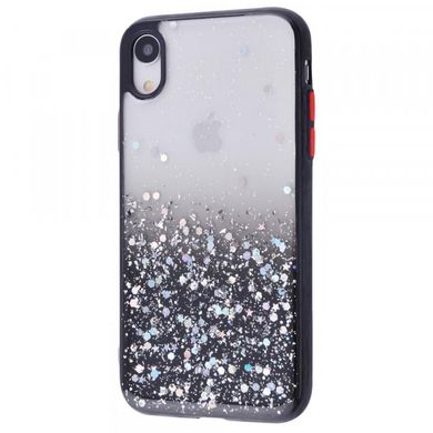 Чехол накладка Glitter case (PC+TPU) для iPhone Xr Black