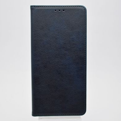 Чехол книжка Leather Fold для Xiaomi Poco X3/Poco X3 Pro Dark Blue